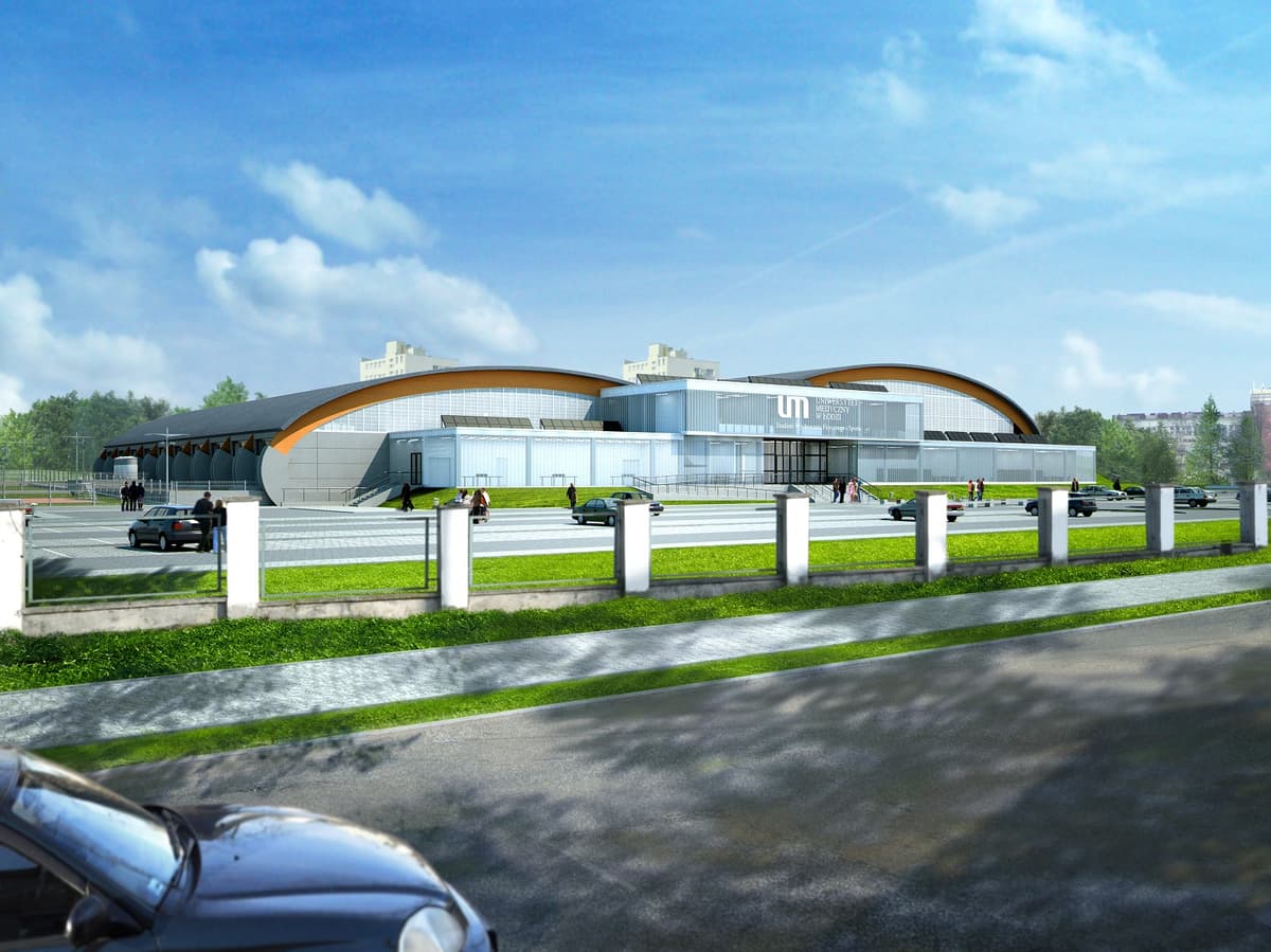 Budowa Centrum Aktywności dla Zdrowia (Studium Wychowania Fizycznego Uniwersytetu Medycznego w Łodzi)