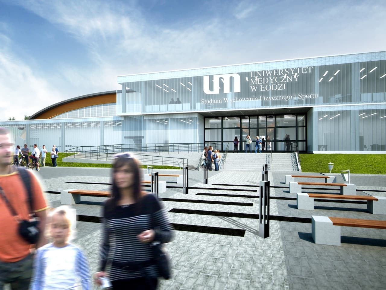 Budowa Centrum Aktywności dla Zdrowia (Studium Wychowania Fizycznego Uniwersytetu Medycznego w Łodzi)
