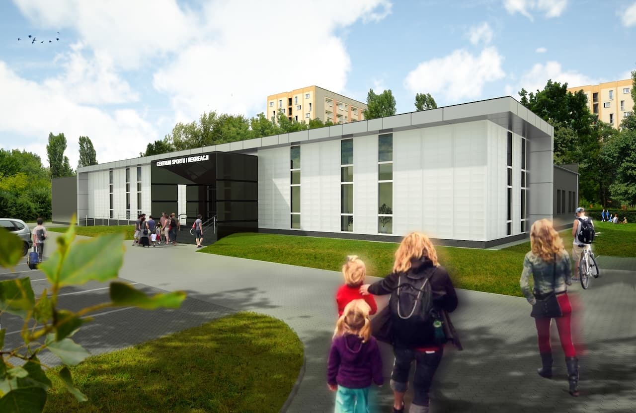 Budowa Centrum Rekreacyjno - Sportowego w Krakowie.