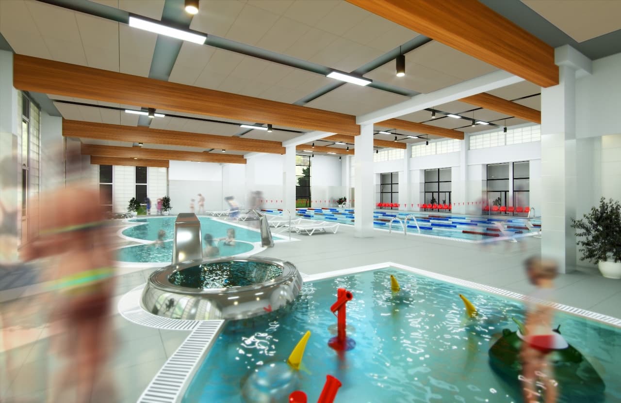 Budowa Centrum Rekreacyjno - Sportowego w Krakowie.